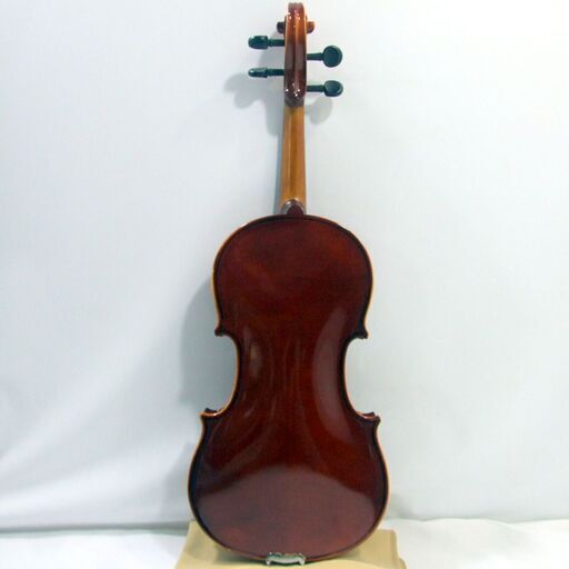 メンテ済み 美品 分数 3/4 チェコ製 バイオリン Antonius Stradivarius.1713 モデル 赤系ニス 未使用弓 アジャスター内蔵テールピース ストラドタイプ顎あてを搭載 三角型ケース全国発送対応 中古バイオリン 名古屋近郊 手渡し可能 愛知県清須市より 管理（カ）8100 メンテ済み 美品 分数 3/4 チェコ製 バイオリン Antonius Stradivarius