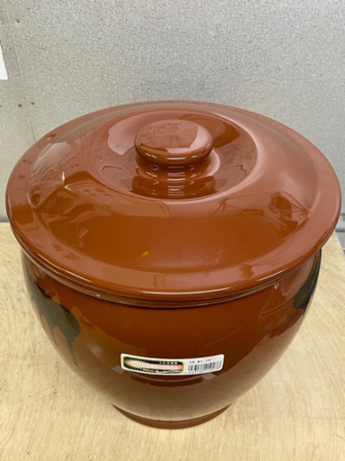 半胴壺　蓋付き　10L