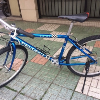 PEUGEOT マウンテンバイク　自転車　ブルー　中古　値下げ可能です