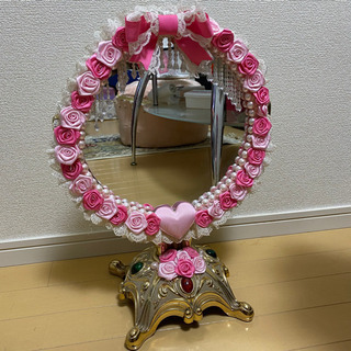 【ネット決済】姫系　プリンセス　デコミラー　鏡　ルビーローズ