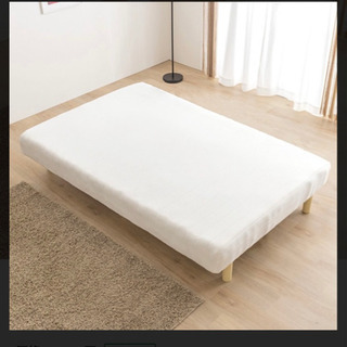 ニトリ　2013年製　ポケットコイル　脚付きベッド　セミダブル
