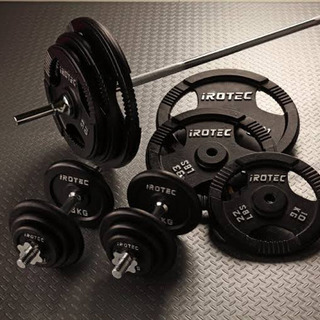 ハーフラック　バーベル140kg セット　中古　３月までにご購入される方は二万円割 ハーフラック バーベル140kg セット 中古 3月までにご購入される方は