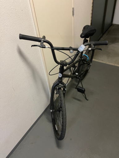 ノーパンク自転車 FUN EASY BMX 24インチ 完成車 マットブラック