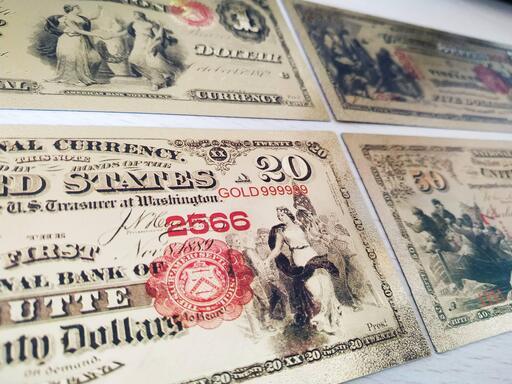 【超希少】1875年のDollar Banknotes アメリカ製　鑑定書あり