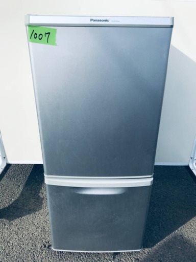 ①1007番 Panasonic✨ノンフロン冷凍冷蔵庫✨NR-B145W-S‼️
