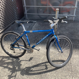 PEUGEOT マウンテンバイク 自転車 ブルー 中古 値下げ可能です