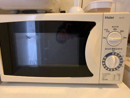 電子レンジ オーブン機能無し Haier JM-17B 50hz