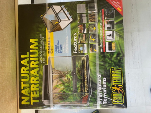 値下げしました✨ ＊新品未使用＊NATURAL TERRARIUM ナチュラルテラリウム コン EXO TERRA エキゾテラ コンパクトトップ