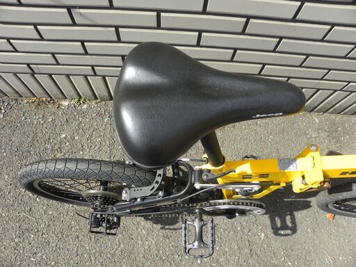折りたたみ自転車・20インチ】HUMMER ハマー 6段変速 イエロー ハマー