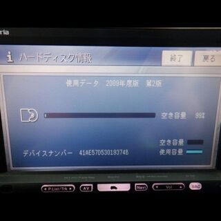 カロッツェリア HDDナビ AVIC-HRV100 オンダッシュ カーナビ 動作確認済み
