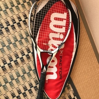 【500円】Wilson硬式テニスラケットお譲りします