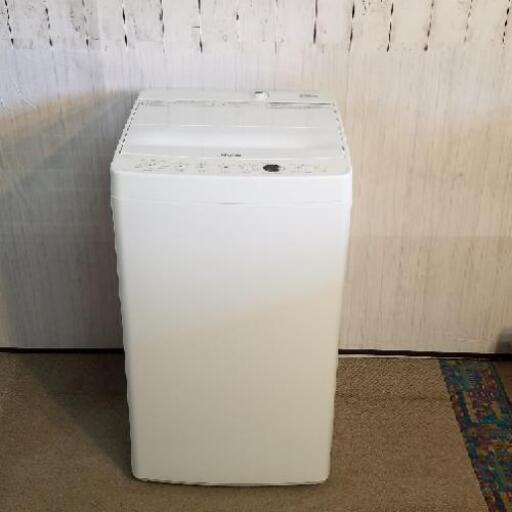 お取引き中です❗【美品】2019年製 Haier 全自動 電気 洗濯機 JW-E45CE 4.5kg ホワイト 風乾燥 高濃度洗浄 ハイアール