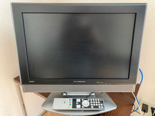 19V型テレビ　リモコン付き　【決まりました】