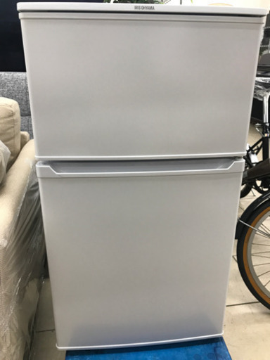 【10％OFFセール！】 IRIS OHYAMA IRR-A09TW-W 2018年製 90L 冷蔵庫