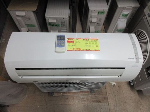 K02151　コロナ　中古エアコン　主に6畳用　冷2.2kw／暖2.5kw