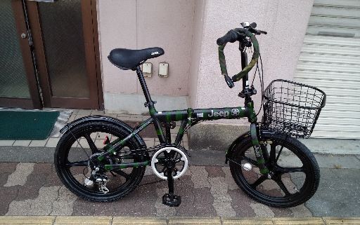 Jeep[ジープ]20型 折り畳み自転車(JE-206GLE )外装6段/アーミーグリーン