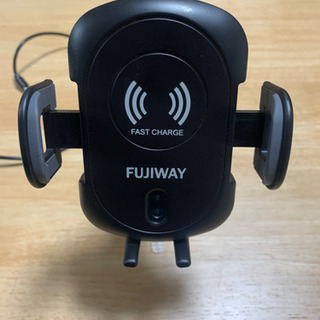 Fujiway 車載ホルダー スマホ ワイヤレス充電 ホルダー