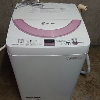 【配送可】シャープ2014年製洗濯機容量6キロ　格安で売ります！