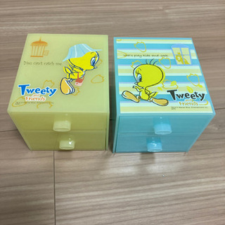 tweety小物入れ　引き出し