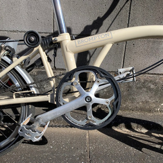 BROMPTON　M3L　アイボリー美品　純正フロンバック　輪行袋付き