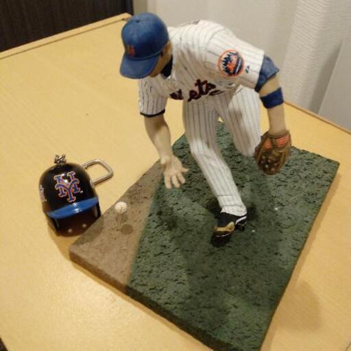 Mlb ニューヨークメッツ デビッドライト フィギュア ヘルメットキーホルダー Ithe 行徳の生活雑貨の中古あげます 譲ります ジモティーで不用品の処分