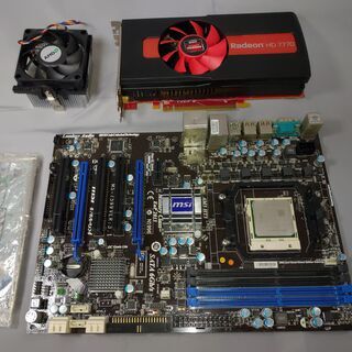 AMD マザーボード870A-G54(AM3) CPU Athl...