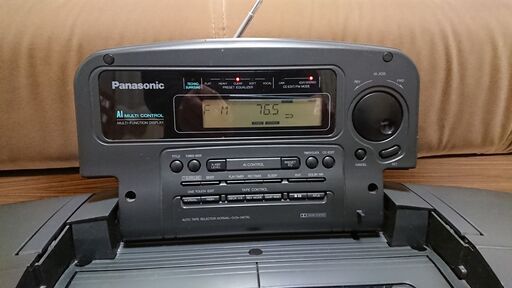 希少 Panasonic 90sの名機 バブルラジカセ Rx Dt707 コブラ リモコン付き のろろん 新羽のオーディオ ラジカセ の中古あげます 譲ります ジモティーで不用品の処分