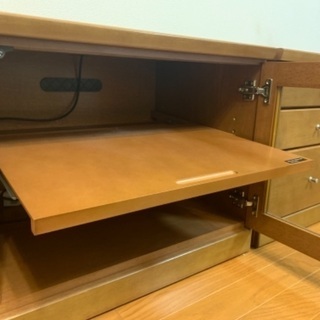 【karimoku】オーディオキャビネット(右)HE1308ND(2006年製) ユーティリティ プラス（カリモク家具） カリモク家具 QS3086 ME