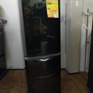 美品】MITSUBISHI 3ドア冷蔵庫 MR-C37W-B 2013年製 通電確認済み