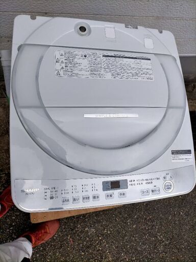 2020 シャープ 7キロ ES-GE-7D-W 洗濯機