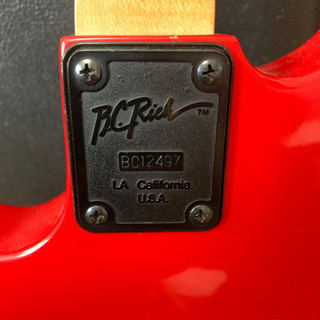 BC rich USA ワーロック赤