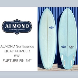 アーモンドサーフボード 5'6" almond surfboard