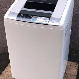 ⑪【6ヶ月保証付】日立 8kg/4.5kg タテ型洗濯乾燥機 B...