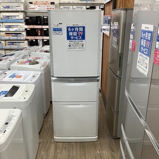 安心の6か月保証付き!!2012年製三菱の3ドア冷蔵庫!!