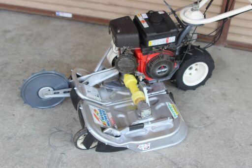 鹿児島発 オーレック 4サイクルガソリンエンジン 二面 草刈機 ウイング