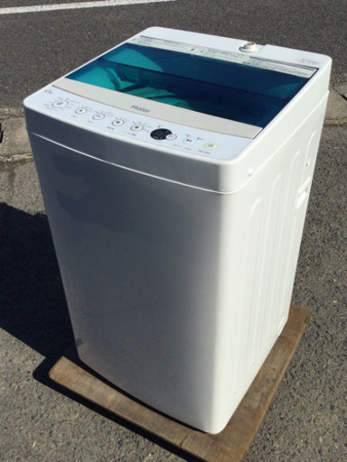 中古　2017年製　全自動洗濯機　4.5kg　幅52.6　　奥行50　　高さ88.8　 （ｃｍ）