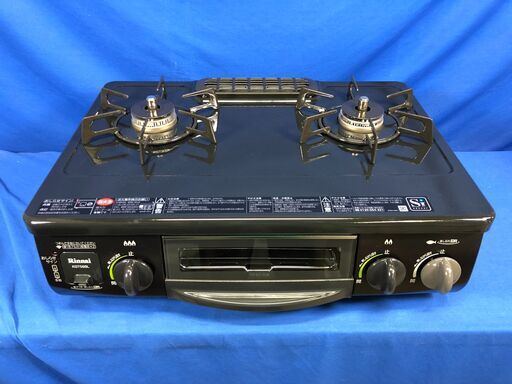【動作保証60日間あり】美品 Rinnai 2014年 KGT56BL 都市ガステーブル【管理KRG123】