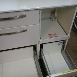 キッチンボード 収納抜群!! コンセント3個 ブルモーション USED品 綾野 