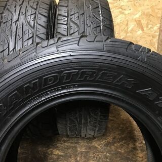 DUNLOP GRANDTREK AT3 265/65R17 17インチ 夏タイヤ 4本 2017年製 ランクルプラド ハイラックスサーフ等　(MTK45) クレジットカード QR決済可能