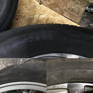 【JINYU YH12 205/65R15】夏タイヤ【VOGUER 社外 15インチ 6J5HPCD114.3+50】2016年製 ステップワゴン等　(MTM11) クレジットカード QR決済可能