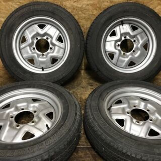 BS DUELER H/L 175/80R16】夏タイヤ【SUZUKI ジムニー 純正ホイール 16