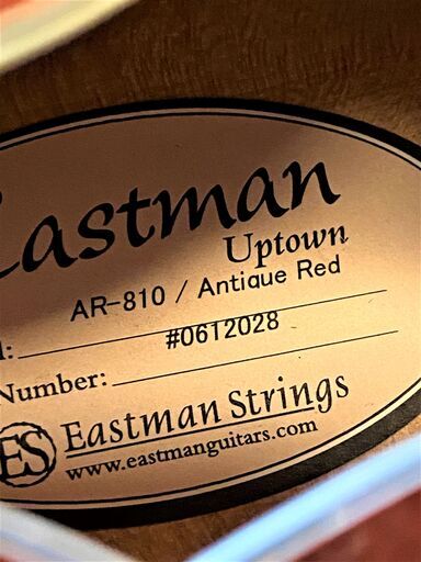 Eastman 810　Antique Red　値下　１４　→　１２