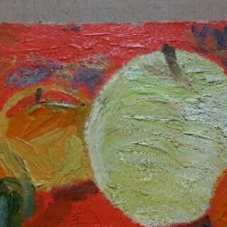 甲斐仁代(カイヒトヨ)　油彩　静物　額無し　真作保証(深沢紅子証明シール付)　2号　1960年作成　一水会員　希少価値　大幅値下げ