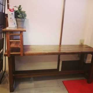 【ネット決済】テーブル付きベンチ