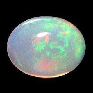≪地球からの限定品　1点もの≫天然エチオピアオパール（opal）ルース裸石 6x8mm