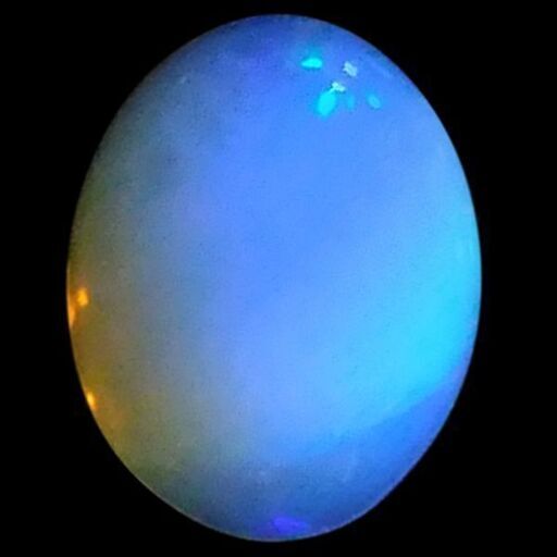 天然石 エチオピアオパール(opal) オーバルカボション 約 6x8mm