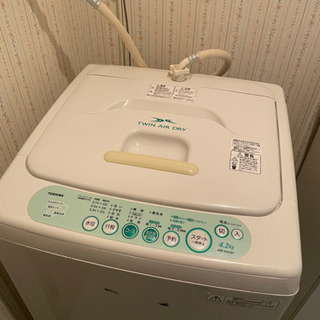洗濯機　AW-404（W）2011年製　4.2Kg　差し上げます。
