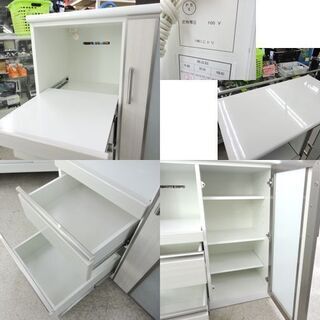 ►ミドルレンジボード 幅90.5cm キッチンカウンター キッチン収納 ホワイト系 木目調 ニトリ ☆ PayPay(ペイペイ)決済可能 ☆ 札幌市 北区 屯田 ▻ミドルレンジボード 幅90.5cm キッチンカウンター キッチン収納