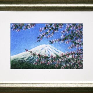 【ネット決済・配送可】富士に桜、奇跡の貴石