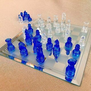 ガラス製 チェスセット